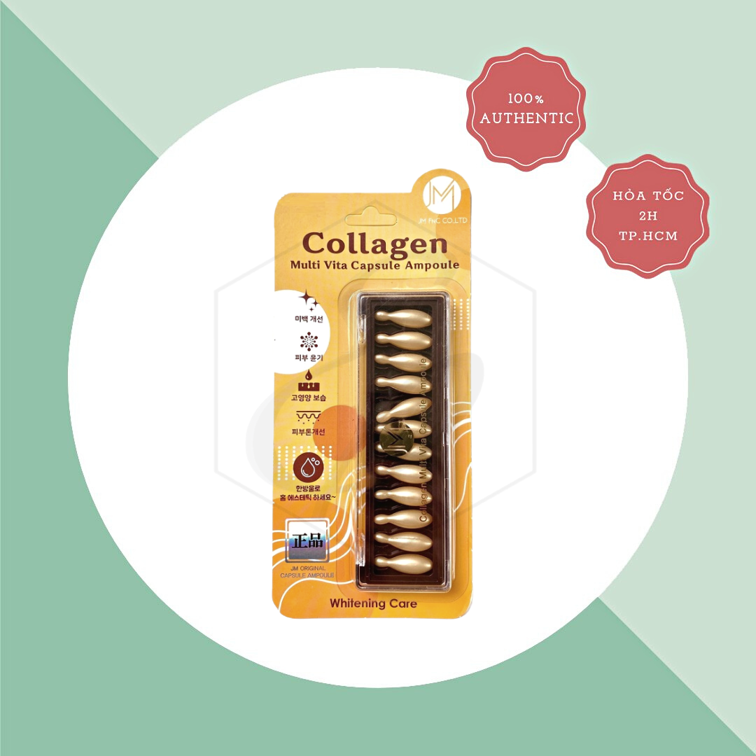 Tinh Chất JM Collagen Multi Vita Capsule Ampoule (12 viên x 400mg)